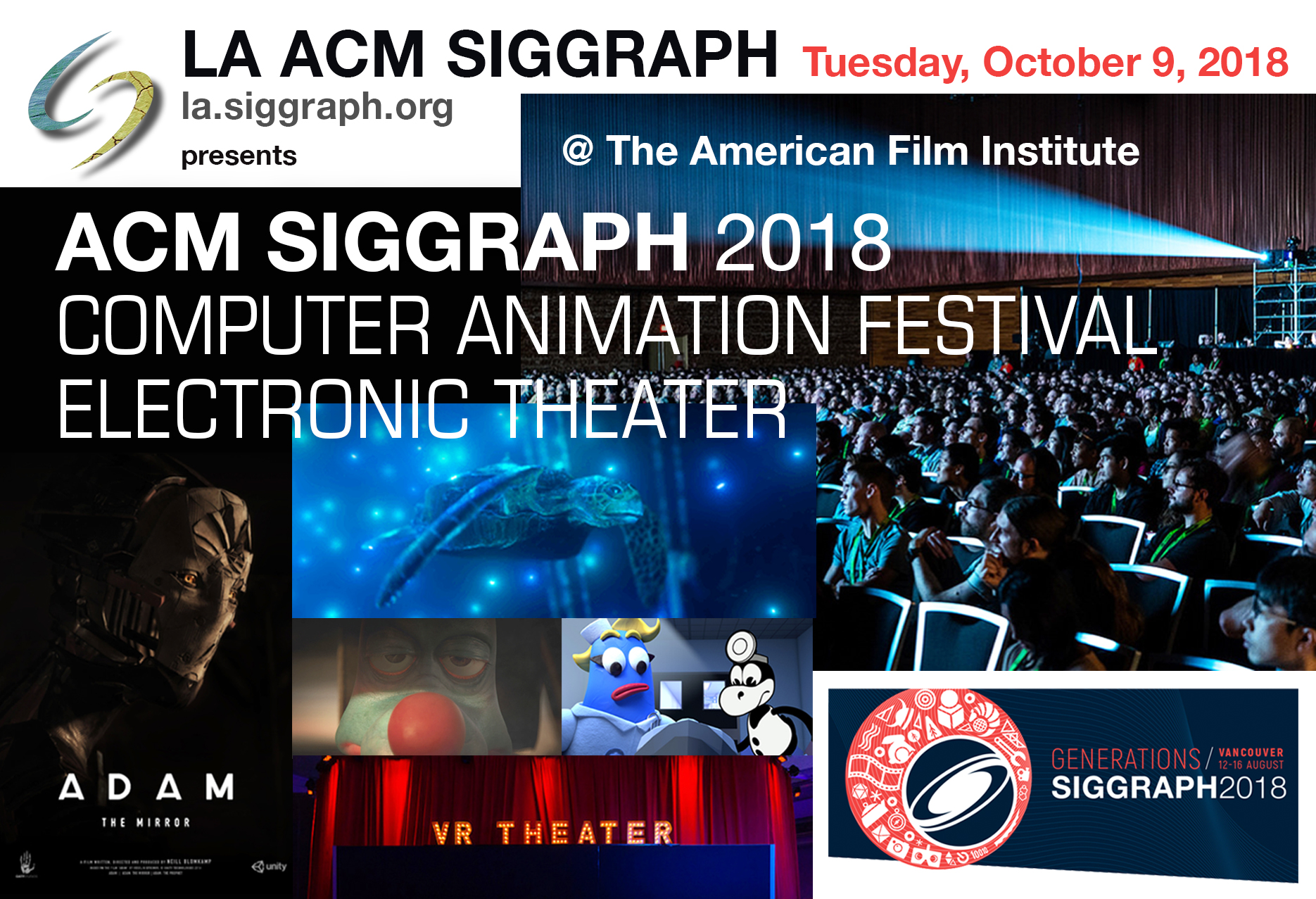 ACM SIGGRAPH 2018 Computer Animation Festival Electronic Theater | LA ACM  SIGGRAPH