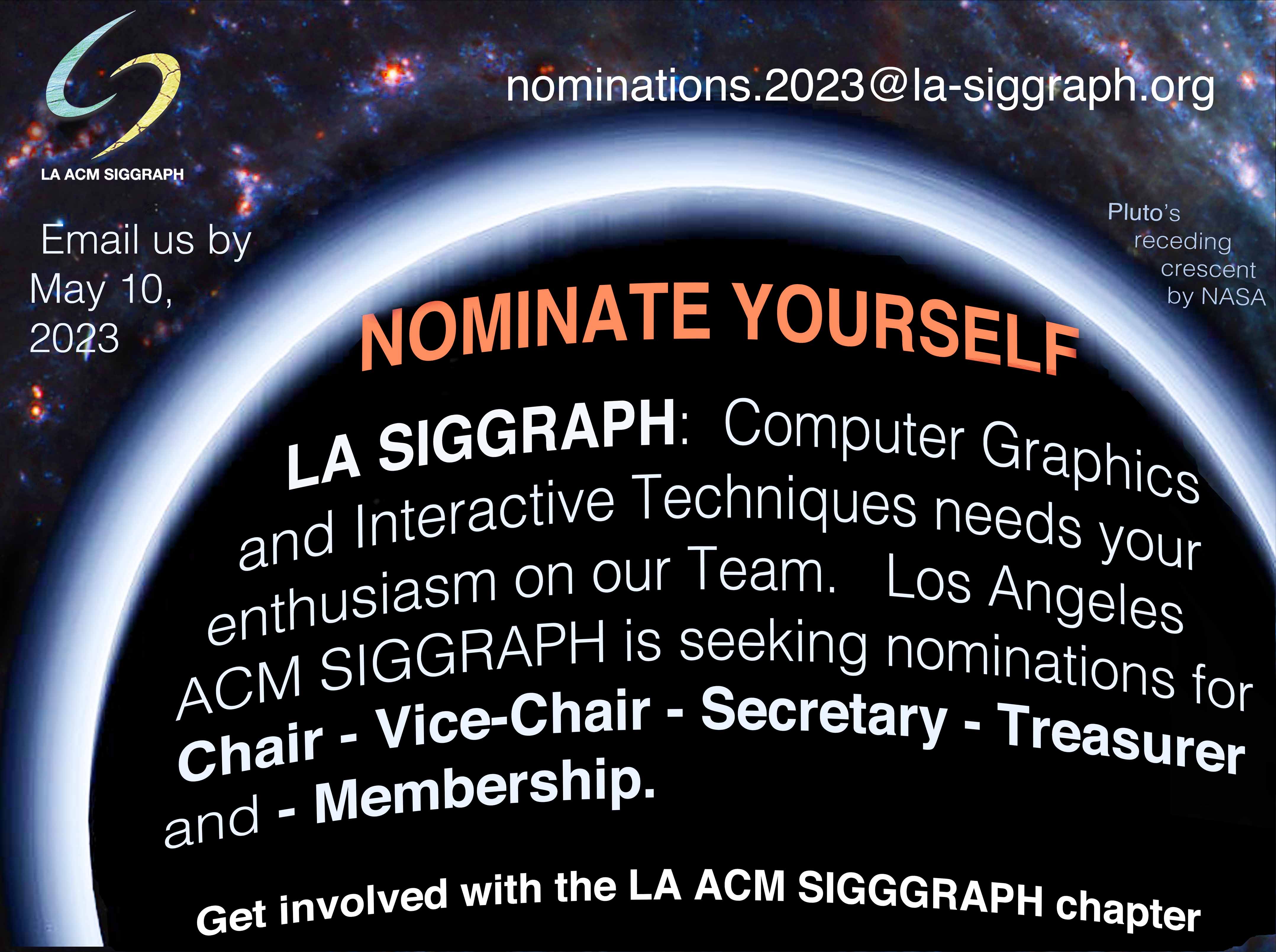 Nominations for 20232024 Season LA ACM SIGGRAPH
